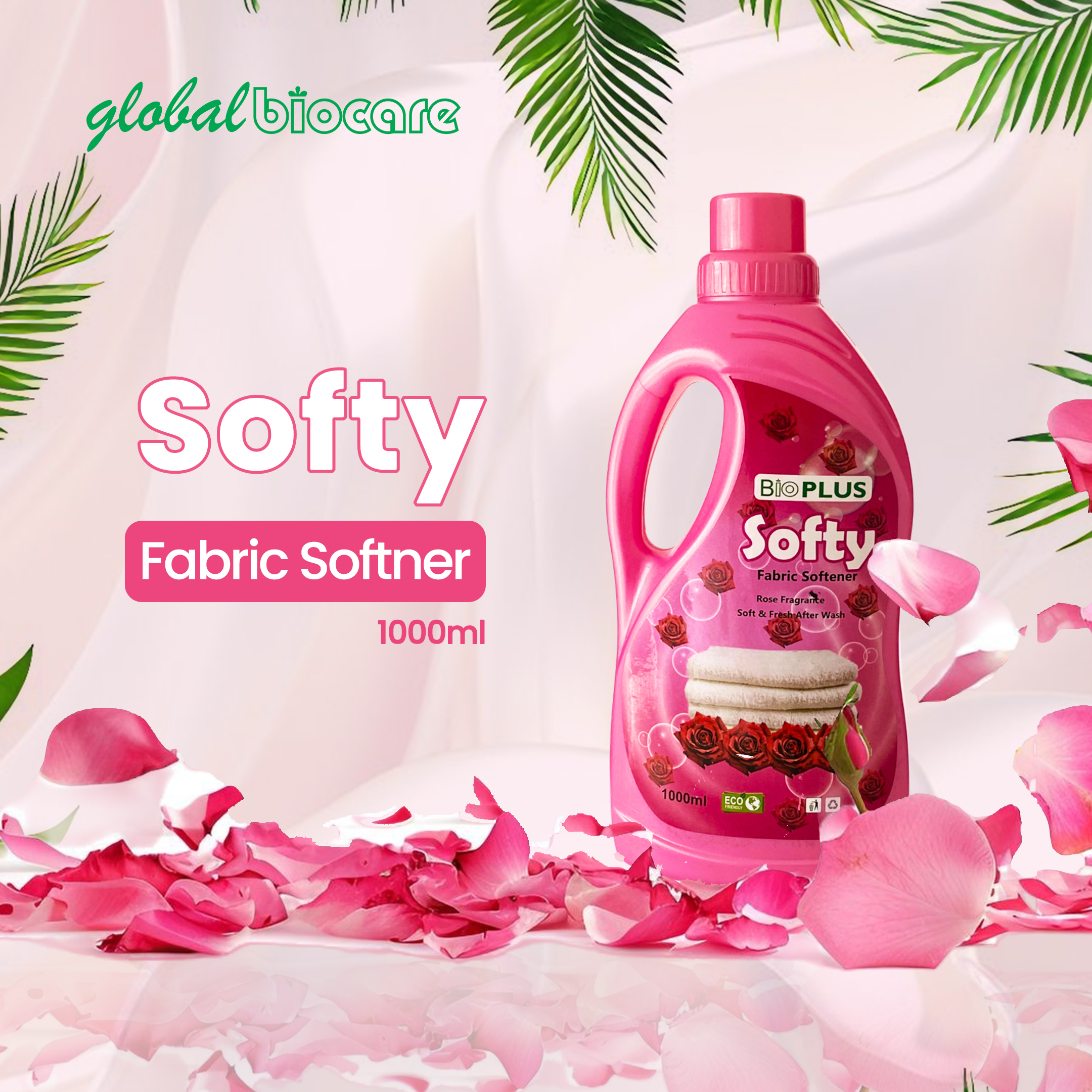 Bio Plus SOFTY Fabric Softener (Rose)