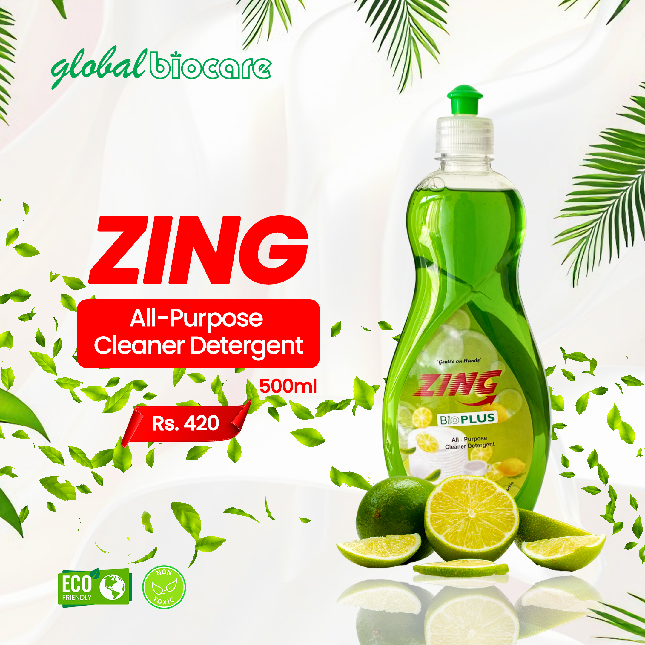 Bio Plus ZING Dishwash Liquid